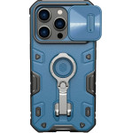 Nillkin CamShield Armor Pro Magnetic Case iPhone 14 Pro Magnetic MagSafe Cover with Camera Protector Blue - (Nillkin CamShield Armor Pro Magnetic Case iPhone 14 Pro 6.1 2022 Blue)