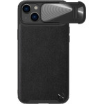Nillkin CamShield Leather S Case iPhone 14 case cover with camera cover black - (Nillkin CamShield Leather Case S iPhone 14 6.1 2022 Black)