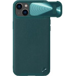 Nillkin CamShield Leather S Case iPhone 14 Plus case cover with camera cover green - (Nillkin CamShield Leather Case S iPhone 14 Plus 6.7 2022 Exuberant Green)