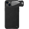 Nillkin CamShield Leather S Case iPhone 14 Plus case with camera cover black - (Nillkin CamShield Leather Case S iPhone 14 Plus 6.7 2022 Black)