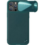 Nillkin CamShield Leather S Case iPhone 14 Pro Max case with camera cover green - (Nillkin CamShield Leather Case S iPhone 14 Pro Max 6.7 2022 Exuberant Green)