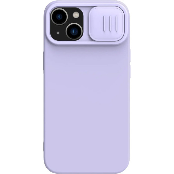 Nillkin CamShield Magnetic Silicone Case iPhone 14 Plus Magnetic MagSafe Camera Cover Purple - (Nillkin CamShield Silky magnetic silicone case iPhone 14 Plus 6.7 2022 Misty Purple)