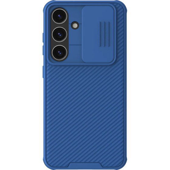 Nillkin CamShield Pro armored case with camera cover for Samsung Galaxy S24 - blue - (Nillkin CamShield Pro Case(PC and TPU) Samsung SAM Galaxy S24 Blue)