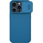 Nillkin CamShield Pro Case iPhone 14 Pro Armored Cover Camera Protector Blue - (Nillkin CamShield Pro Case (PC and TPU) iPhone 14 Pro 6.1 2022 Blue)