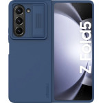 Nillkin CamShield Silky Silicone Case for Samsung Galaxy Z Fold 5 with Camera Protector - Dark Blue - (Nillkin CamShield Silky Silicone Case SAM Z Fold 5 Midnight Blue)