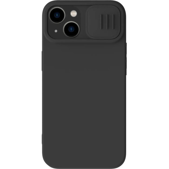 Nillkin CamShield Silky Silicone Case iPhone 14 Case with Camera Protector Black - (Nillkin CamShield Silky silicone case iPhone 14 6.1 2022 Classic Black)