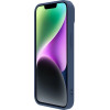 Nillkin CamShield Silky Silicone Case iPhone 14 Plus Case with Camera Protector Blue - (Nillkin CamShield Silky silicone case iPhone 14 Plus 6.7 2022 Midnight Blue)