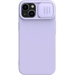 Nillkin CamShield Silky Silicone Case iPhone 14 Plus Case with Camera Protector Purple - (Nillkin CamShield Silky silicone case iPhone 14 Plus 6.7 2022 Misty Purple)