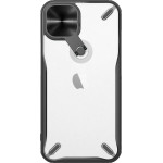 Nillkin Cyclops Case durable case with camera cover and foldable stand for iPhone 13 black - (Nillkin Cyclops Case Apple iPhone13 Black)