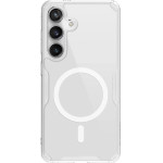 Nillkin Nature Pro armored case with a magnetic ring for Samsung Galaxy S24 - white - (Nillkin Nature TPU Pro Magnetic Case(TPU+PC) Samsung SAM Galaxy S24 White)