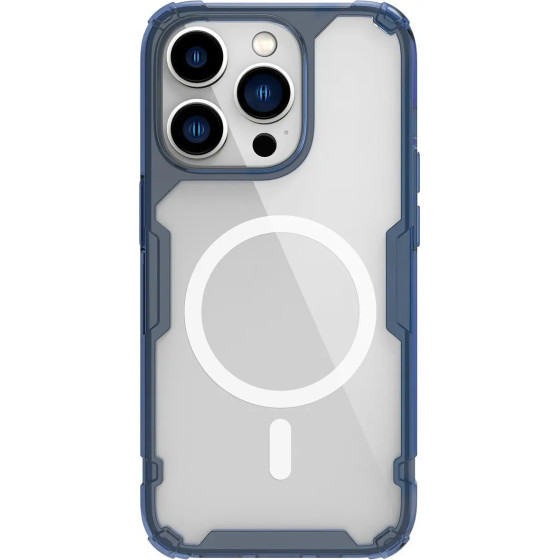 Nillkin Nature Pro Magnetic Case iPhone 14 Pro Max magnetic case MagSafe blue - (Nillkin Nature TPU Pro Magnetic Case(TPU+PC) iPhone 14 Pro Max 6.7 2022 Blue)