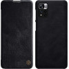Nillkin Qin Case Case for Xiaomi Redmi Note 11 Pro+ (China) / Redmi Note 11 Pro (China) / Mi11i HyperCharge Camera Protector Holster Cover Flip Case Black - (Nillkin Qin Case Xiaomi Redmi Note 11 Pro+ / Redmi Note 11 Pro Black)