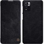 Nillkin Qin Case Case for Xiaomi Redmi Note 11 Pro+ (China) / Redmi Note 11 Pro (China) / Mi11i HyperCharge Camera Protector Holster Cover Flip Case Black - (Nillkin Qin Case Xiaomi Redmi Note 11 Pro+ / Redmi Note 11 Pro Black)
