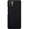 Nillkin Qin Case Flip Case for Xiaomi Redmi Note 11T 5G / 11S 5G / 11 5G (China) / Poco M4 Pro 5G - Black - (Nillkin Qin Case Xiaomi Poco M4 Pro 5G Black)