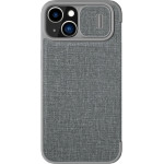 Nillkin Qin Cloth Pro Case Case for iPhone 14 Plus Camera Cover Holster Cover Flip Case Gray - (Nillkin Qin Pro Leather Case-cloth iPhone 14 Plus 6.7 2022 Classical Grey)