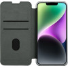 Nillkin Qin Cloth Pro Case Case for iPhone 14 Plus Camera Cover Holster Cover Flip Case Gray - (Nillkin Qin Pro Leather Case-cloth iPhone 14 Plus 6.7 2022 Classical Grey)