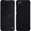 Nillkin Qin leather holster case for Samsung Galaxy A03s black - (Nillkin Qin Leather Case Samsung Galaxy A03S Black)