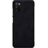 Nillkin Qin leather holster case for Samsung Galaxy A03s black - (Nillkin Qin Leather Case Samsung Galaxy A03S Black)