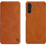 Nillkin Qin leather holster case for Samsung Galaxy A13 5G brown - (Nillkin Qin Leather Case Samsung Galaxy A13 5G Brown)