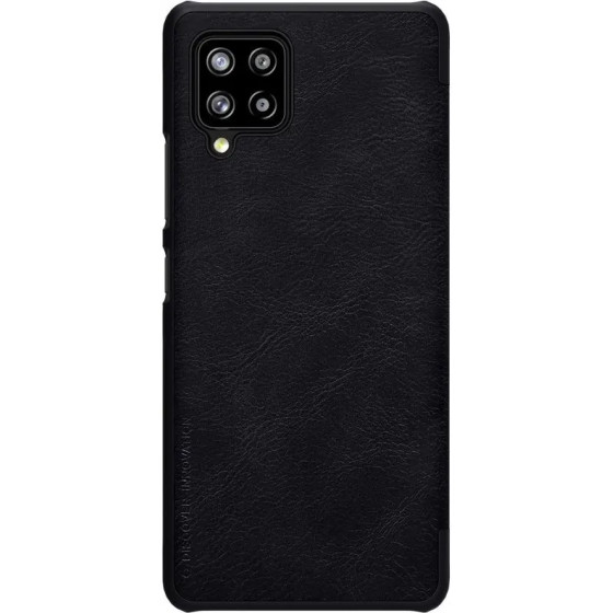 Nillkin Qin leather holster case for Samsung Galaxy A42 5G black - (Nillkin Qin Leather Case Samsung Galaxy A42 5G Black)