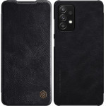 Nillkin Qin leather holster case for Samsung Galaxy A72 4G black - (Nillkin Qin Leather Case Samsung Galaxy A72 5G/4G Black)
