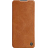 Nillkin Qin leather holster case for Samsung Galaxy A73 brown - (Nillkin Qin Leather Case Samsung Galaxy A73 5G Brown)