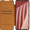 Nillkin Qin leather holster case for Samsung Galaxy A73 brown - (Nillkin Qin Leather Case Samsung Galaxy A73 5G Brown)