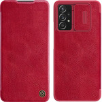 Nillkin Qin leather holster case for Samsung Galaxy A73 red - (Nillkin Qin Leather Case Samsung Galaxy A73 5G Red)