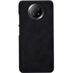 Nillkin Qin leather holster case for Xiaomi Redmi Note 9T 5G black - (Nillkin Qin Leather Case Xiaomi Redmi Note 9T Black)