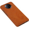 Nillkin Qin leather holster case for Xiaomi Redmi Note 9T 5G brown - (Nillkin Qin Leather Case Xiaomi Redmi Note 9T Brown)