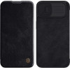 Nillkin Qin Leather Pro Case iPhone 14 Plus Camera Cover Holster Cover Flip Case Black - (Nillkin Qin Pro Leather Case iPhone 14 Plus 6.7 2022 Black)