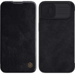 Nillkin Qin Leather Pro Case iPhone 14 Plus Camera Cover Holster Cover Flip Case Black - (Nillkin Qin Pro Leather Case iPhone 14 Plus 6.7 2022 Black)