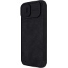 Nillkin Qin Leather Pro Case iPhone 14 Plus Camera Cover Holster Cover Flip Case Black - (Nillkin Qin Pro Leather Case iPhone 14 Plus 6.7 2022 Black)