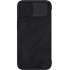 Nillkin Qin Leather Pro Case iPhone 14 Plus Camera Cover Holster Cover Flip Case Black - (Nillkin Qin Pro Leather Case iPhone 14 Plus 6.7 2022 Black)