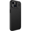 Nillkin Qin Leather Pro Case iPhone 14 Plus Camera Cover Holster Cover Flip Case Black - (Nillkin Qin Pro Leather Case-plain leather iPhone 14 Plus 6.7 2022 Classic Black)
