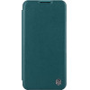 Nillkin Qin Leather Pro Case iPhone 14 Plus Camera Cover Holster Cover Flip Case Green - (Nillkin Qin Pro Leather Case-plain leather iPhone 14 Plus 6.7 2022 Exuberant Green)