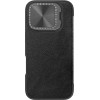 Nillkin Qin Prop Leather Case with Camera Cover and Stand for iPhone 16 Pro Max - Black - (Qin Prop leather case AP iPhone16 Pro Max Black)
