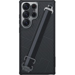 Nillkin Strap Case Case for Samsung Galaxy S23 Ultra Armored Cover with Wrist Strap Black - (Nillkin Strap Case Samsung Galaxy S23 Ultra Black)