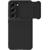Nillkin Synthetic Fiber S Case for Samsung Galaxy S23+, camera cover, black - (Nillkin Synthetic Fiber S Samsung Galaxy S23+ Black)
