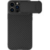 Nillkin Synthetic Fiber S Case iPhone 14 Pro Max case with camera cover, black - (Nillkin Synthetic Fiber S iPhone 14 Pro Max 6.7 2022 Black)