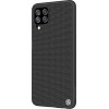 Nillkin Textured Case durable reinforced case with gel frame and nylon back for Samsung Galaxy A22 4G black - (Nillkin Textured Case Samsung Galaxy A22 4G Black)