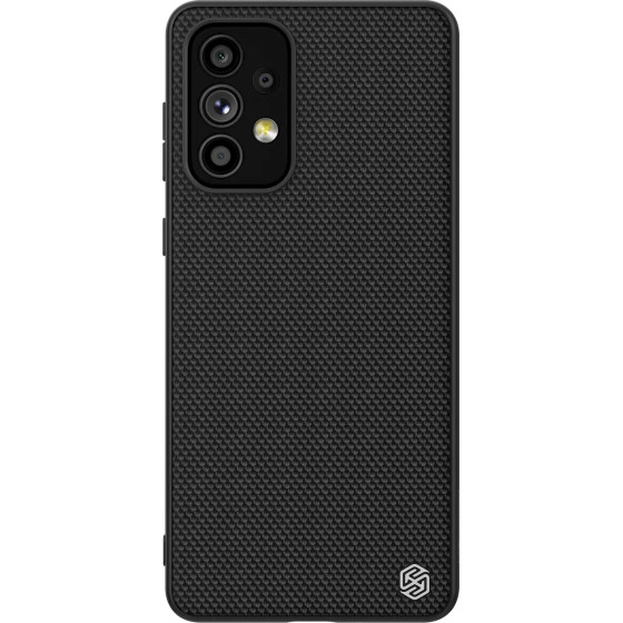 Nillkin Textured Case durable reinforced case with gel frame and nylon back for Samsung Galaxy A73 black - (Nillkin Textured Case Samsung Galaxy A73 5G Black)