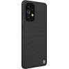 Nillkin Textured Case durable reinforced case with gel frame and nylon back for Samsung Galaxy A73 black - (Nillkin Textured Case Samsung Galaxy A73 5G Black)