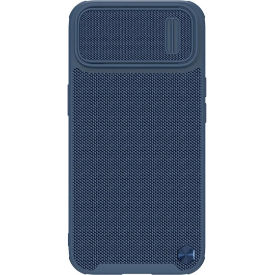 Nillkin Textured S Case for iPhone 14 Plus, armored cover with camera cover, blue - (Nillkin Textured Case S iPhone 14 Plus 6.7 2022 Blue)
