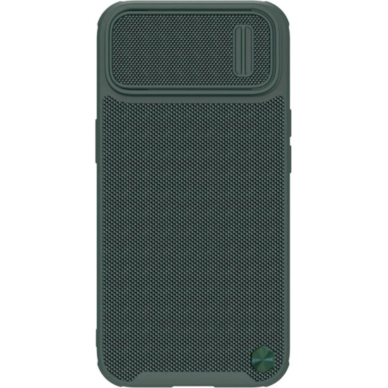 Nillkin Textured S Case for iPhone 14, armored cover with camera cover, green - (Nillkin Textured Case S iPhone 14 6.1 2022 Dark Green)