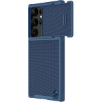 Nillkin Textured S Case for Samsung Galaxy S22 Ultra armored cover with camera cover blue - (Nillkin Textured S Case Samsung Galaxy S22 Ultra Blue)