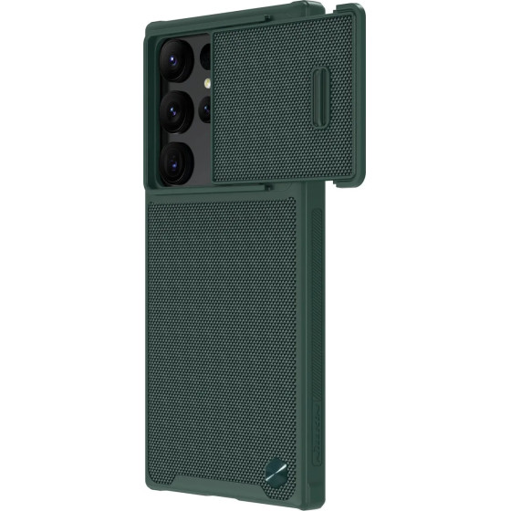 Nillkin Textured S Case for Samsung Galaxy S22 Ultra armored cover with camera cover green - (Nillkin Textured S Case Samsung Galaxy S22 Ultra Dark Green)