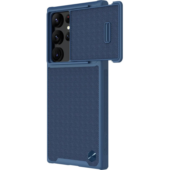 Nillkin Textured S Case for Samsung Galaxy S23 Ultra armored cover with camera cover blue - (Nillkin Textured S Case Samsung Galaxy S23 Ultra Blue)