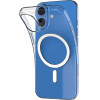 Puro 03 Mag MagSafe Silicone Case for iPhone 16 - Transparent - (PUIPC166103MAGTR)