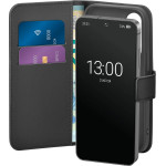 Puro Booklet Case with Flip and Wallet for Samsung Galaxy S25 - Black - (PUSGS25BOOKC8BLK)